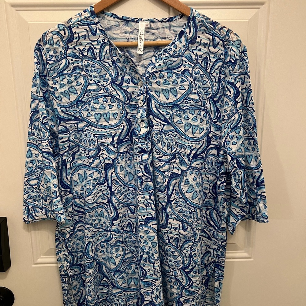 Lulu-B Under the Sea Turtle 1x Tunic
